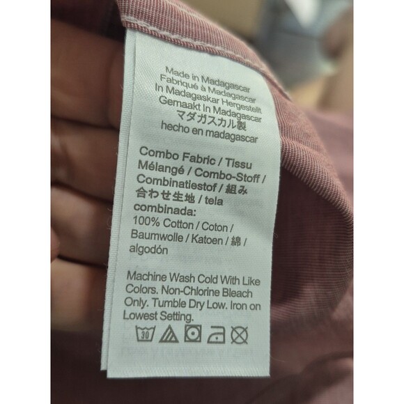 J Crew size LT Secret Wash Cotton Poplin Shirt Button Up Classic Men’s New - Picture 11 of 12